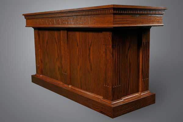 8410 Communion Table All Stained