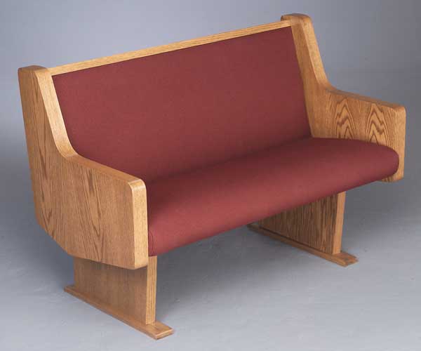 No. 953 Sedilia - Clergy Pew with padded back and seat