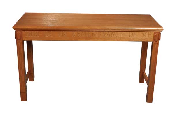 TOT-105 Open Communion Table All Stained