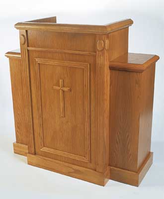 TWP-105 All Stained Church Pulpit