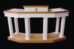 Custom Pulpit 4 - Imperial Woodworks, Inc.