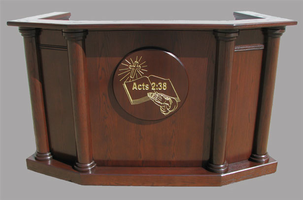 Custom Pulpit 7 - Imperial Woodworks, Inc.
