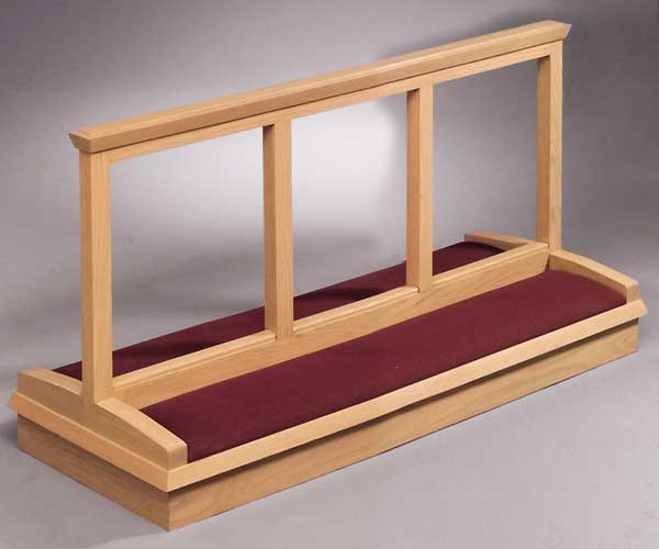 Kneeling Rails No. 400 Kneeling Rail (with kneeling cushion on both sides)