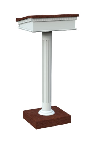 Lecterns/Speaker Stands 8302 Two Tone Speaker Stand