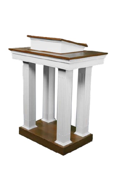 Pulpits 8401 Two Tone Pulpit